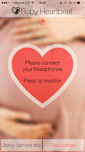 Poslechněte si tlukot srdíčka vašeho mimina pomocí iPhonu (ještě předtím, než se narodí)