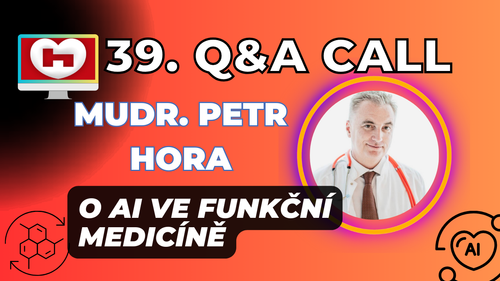 🎫 Pozvánka na call s MUDr. Petrem Horou o AI v medicíně