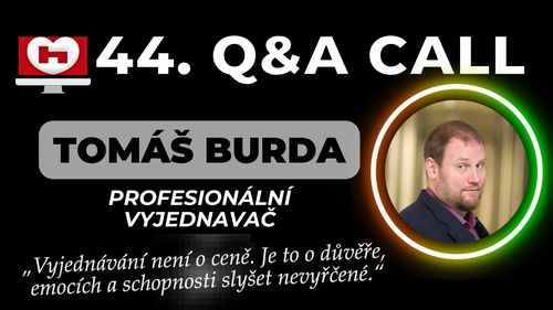 🎫 Pozvánka na call s Tomášem Burdou na neděli 19h